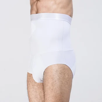 

Droppshiping Men's Slimming Boxer High Waist Body Shaper Breathable Elasticity Tummy Control BFJ55