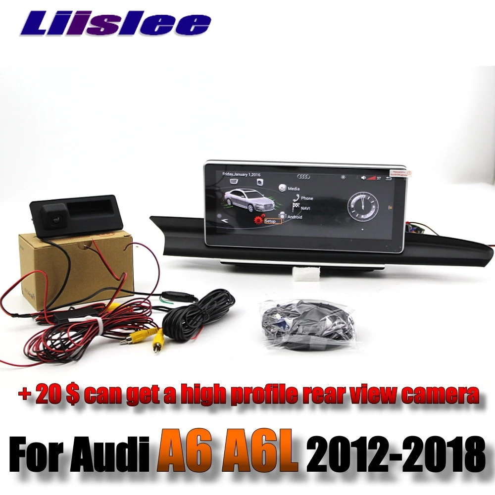 Liislee Car Multimedia Player NAVI For Audi A6 A6L S6 RS6 C7 4G 2012~2018 Original Car System Radio Stereo GPS Screen Navigation 6