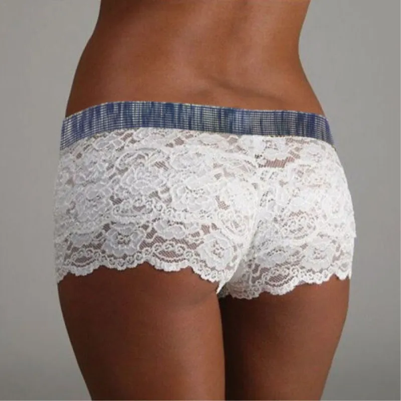 US Seller Women Lace G string Briefs Panties Boyshort High Waist Thongs