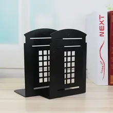 Coloffice 2 шт./компл. милые большие креативные железные Ретро Парижские телефонные книжные концы книжный блок папка для книг Настольный органайзер школьные и офисные поставки