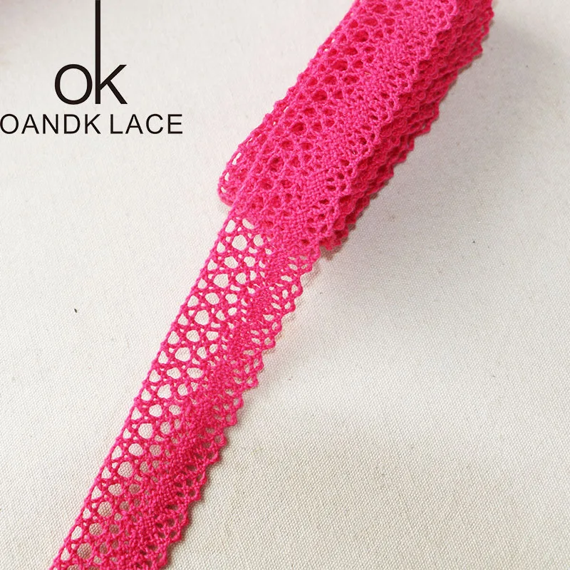 Lace Fabric 5 yard 25MM for Home Decoration Garment Accessories Home Textile Materials DIY Manual
