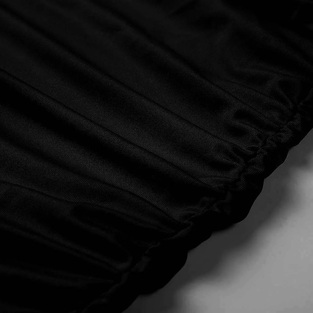 Женское сексуальное платье с бретелькой летнее эластичное однотонное Vestidos без