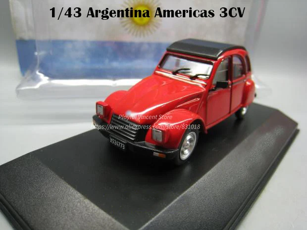 

Rare 1/43 Argentine Americas 3CV Alloy automobile model Collection model