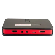 Video vhs player recorder convert HDMI/YPbPr input to USB Flash Disk, TF Card, HDMI output for all games, Free shipping