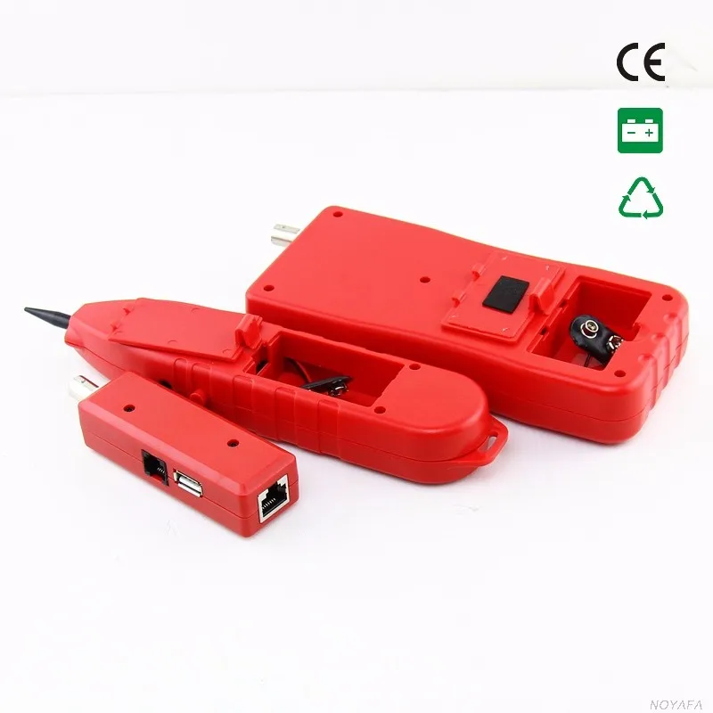 NF-838 красный цвет RJ45 BNC USB 1394 RJ11 телефонный провод трекер линия искатель короткого замыкания кабель сетевой кабель Finder NF_838