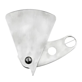 

1 Pcs Welding Gauge Fan-shaped Sector Ruler Portable Stainless Steel Inspection Tool JDH99