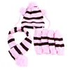 pawstrip 3 Colors Knitted Dog Hat Scarf Set Soft Leg Warmer Puppy Clothing Winter Warm Dog Clothes For Small Dogs XS-L ► Photo 3/6