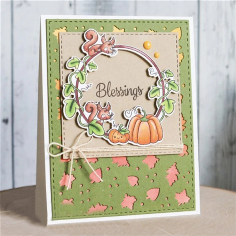 

Eastshape Falling Leaves Background Metal Cutting Dies for DIY Scrapbooking Card Embossing Paper Craft Die Cut Stencil New 2019