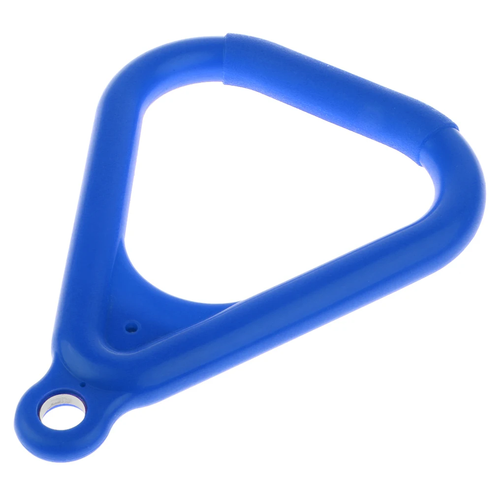 MagiDeal Kids Outdoor Indoor Trapeze Swing Ring Playground Swing -Blue