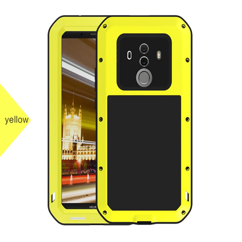 

LOVE MEI Metal Aluminum Case For Huawei Mate 10 9 Pro Heavy Duty Armor Outdoor Sports Shockproof Waterproof Powerful Phone Case