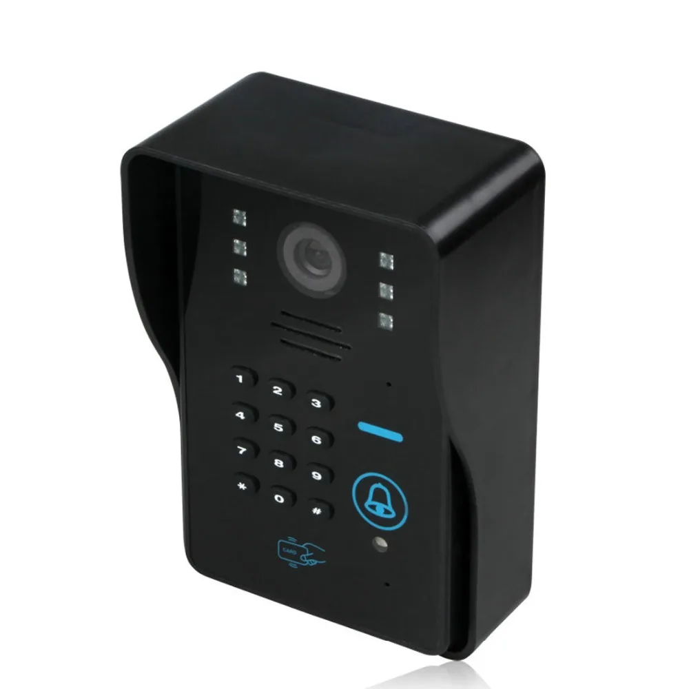SYSD проводной сенсорный ключ 7 &quotвидео домофон система 1 RFID Клавиатура кодовый