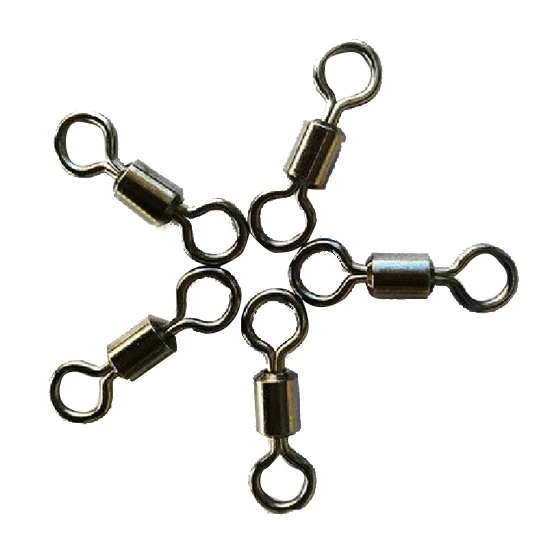 FAAJ Good Deal 200pcs Sea Fishing Snap Swivels Fishing Hooks Tackle