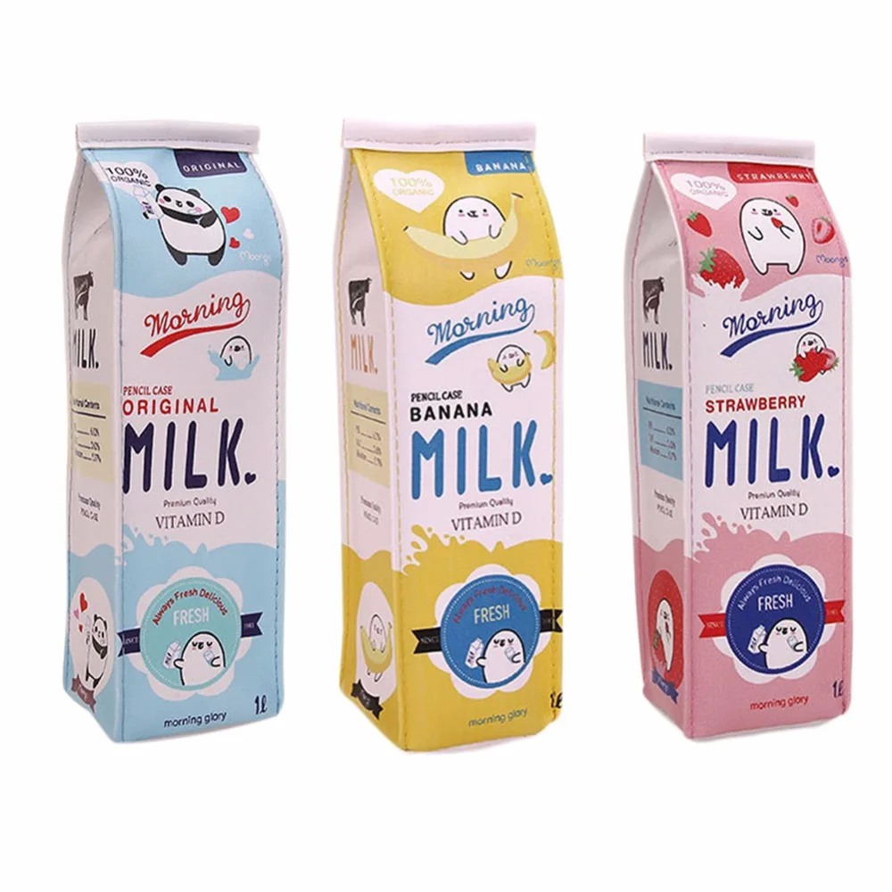 Креативный чехол карандаш Kawaii кожаная сумочка для ручек и карандашей коробка