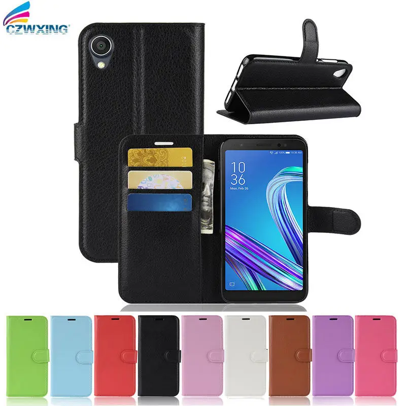 

For Asus ZenFone Live L1 G552KL Case Luxury PU Leather Phone Case For Asus G552KL G 552KL 552 KL ZenFone Live L1 Flip Case