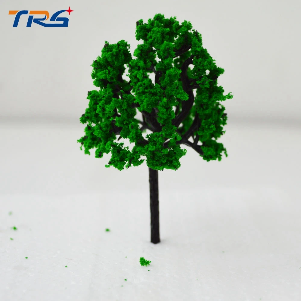 

9CM green color Railroad Layout Architectural model making materials scale plastic model tree