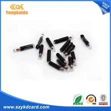 Yongkaida I-code2 ISO15693 FDX-B 2,12*12 мм RFID микрочип инжектор животных стекло метки