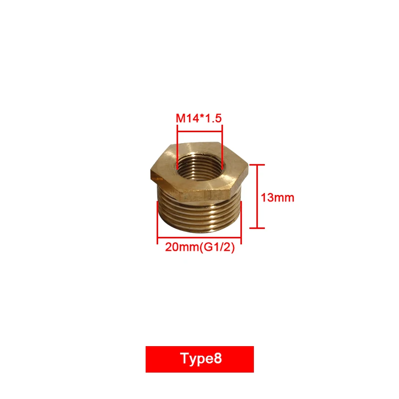 Латунный фитинг для труб 20 мм/25 мм/32 мм обмен Женский Мужской резьбовой фитинг для трубы 1/2 ''3/4'' 1 ''фитинг для водопроводной трубы вилка - Цвет: 8