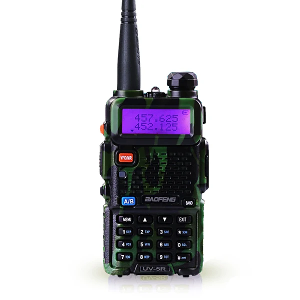 Baofeng UV-5R рация 128 Двухдиапазонная радиостанция UHF& VHF 136-174MHz& 400-520MHz pofung UV 5R охотничий портативный Радиоприемник - Цвет: 5r-Green