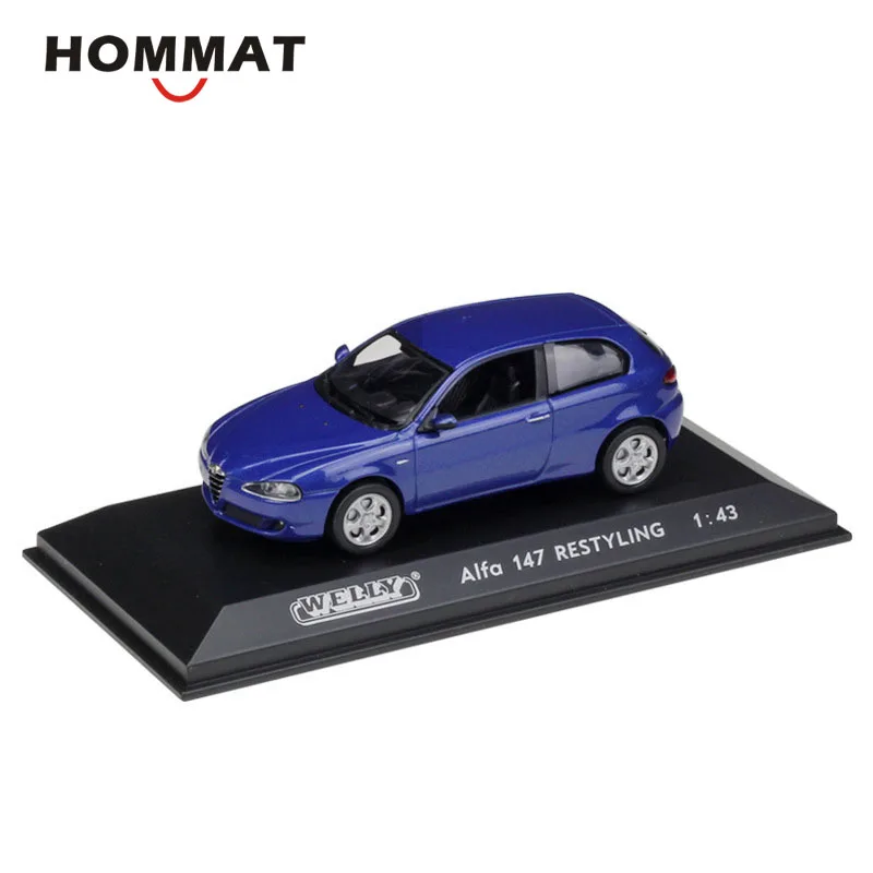 HOMMAT моделирование Welly 1:43 весы Alfa Romeo 147 рестайлинг модель автомобиля литье под давлением модель автомобиля коллекционная игрушка для мальчиков