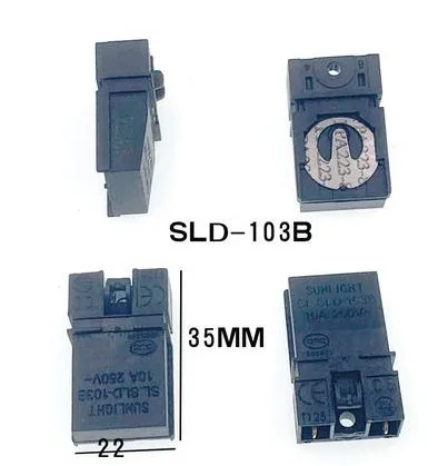 Thermoelectric Kettle Temperature Control Switch 1pcs/lot SLD-103B 10A 250V T125
