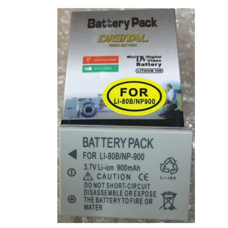 NP 900 NP900 lithium batteries LI80B camera battery NP 900 For Konica