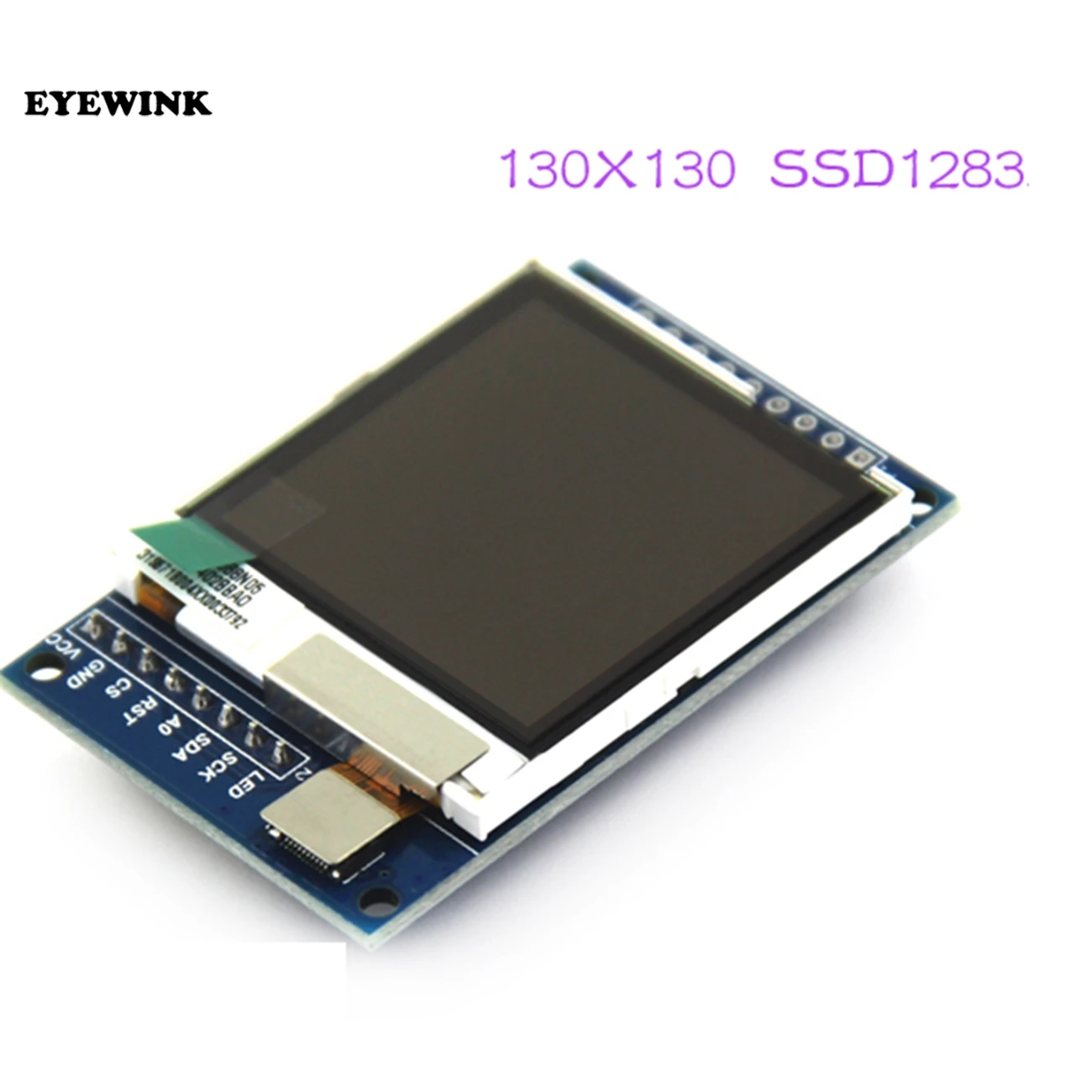 1 шт. 1," дюймовый TFT ips lcd трансфлективный дисплей модуль ЖК-дисплей DIY последовательный порт SPI 130*130 связь для Arduino