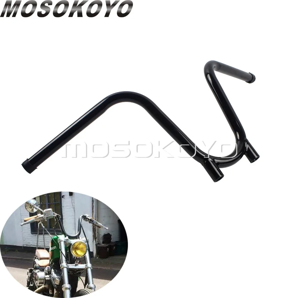 1 &quotРуль 9 5&quot Rise U Bend Bootlegger ручка бар 25 мм для Harley Chopper Bobber Sportster Yamaha XS650 TX650|Руль