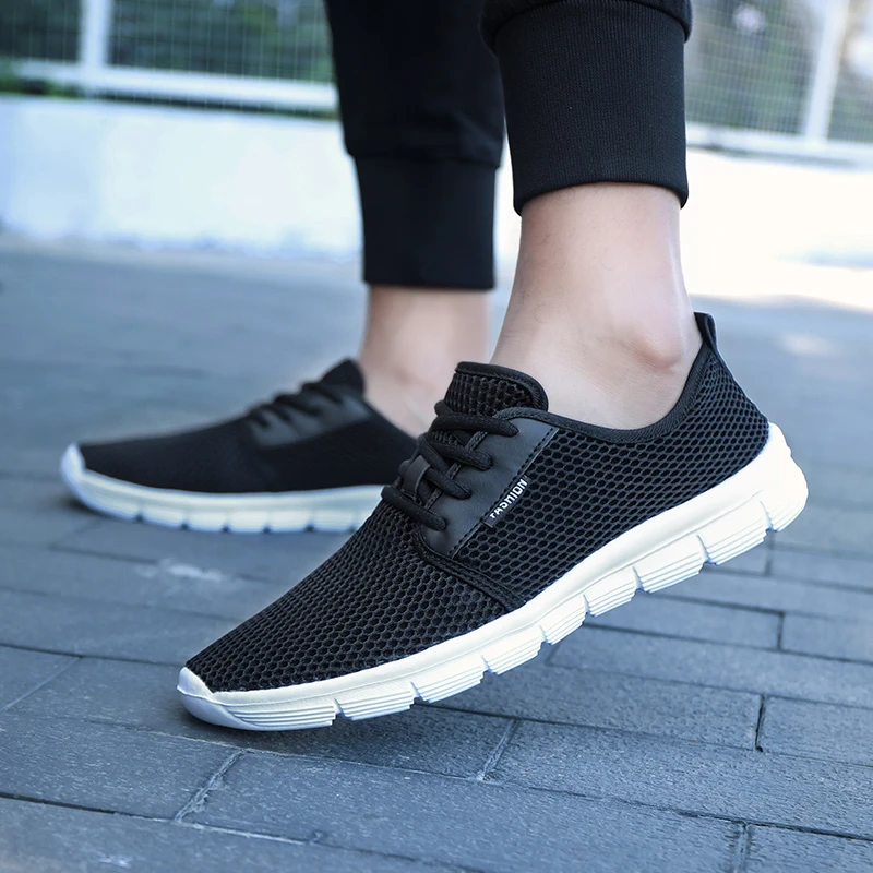 Zapatillas de deporte TRAANO 2019 zapatos casuales de moda de verano para hombres zapatos de malla primavera adultos zapatos cómodos 219 2|Zapatos informales de hombre| - AliExpress