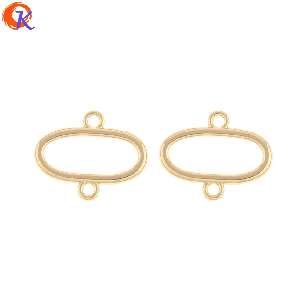 

Cordial Design 100Pcs 16*20MM Jewelry Accessories/Hand Made/Earrings Connectors/Oval Shape/DIY Making/Jewelry Findings Component