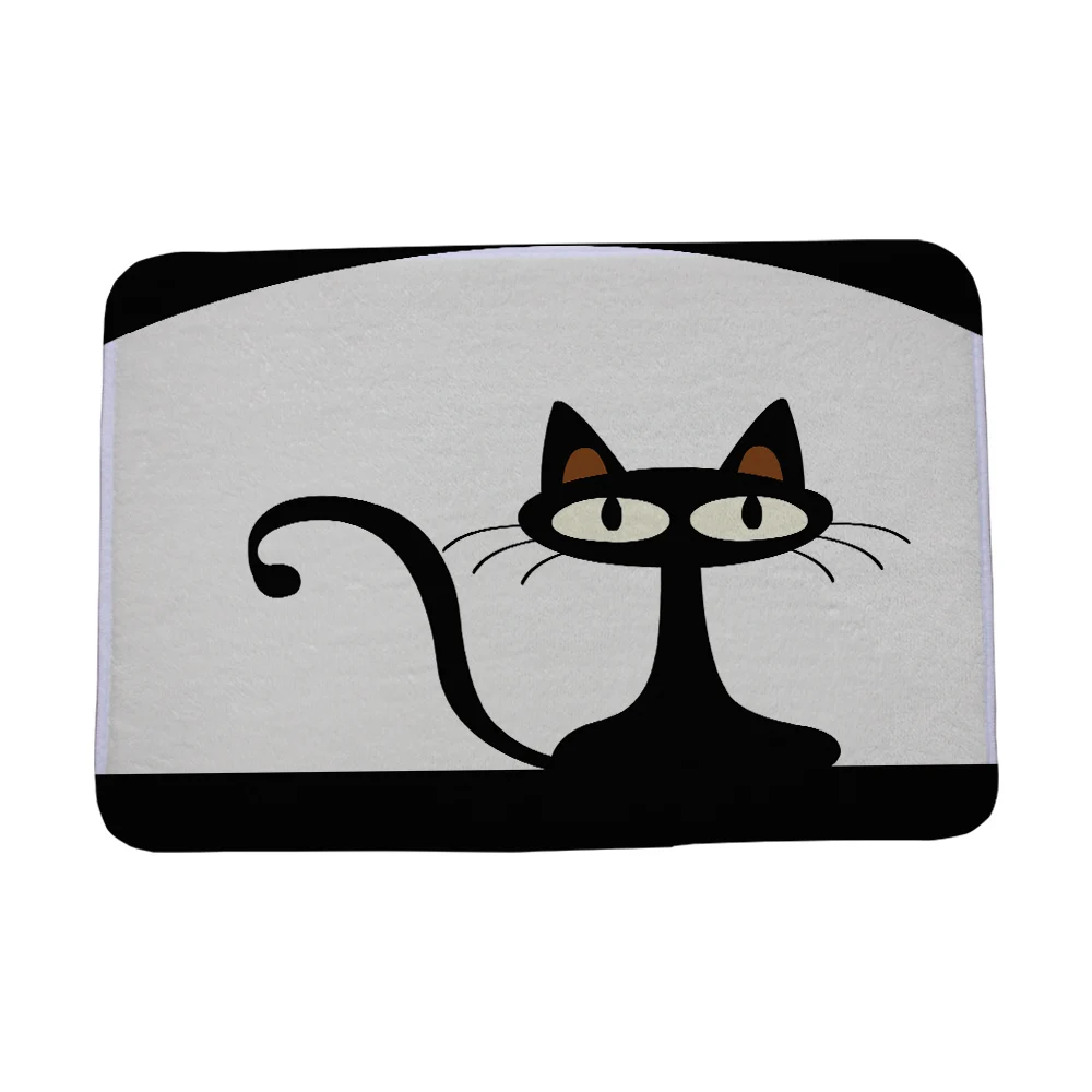  Miracille Customized Coral Fleece Floor Mat Bath Decor Anti Slip Door Mat with Your Image Rugs and 