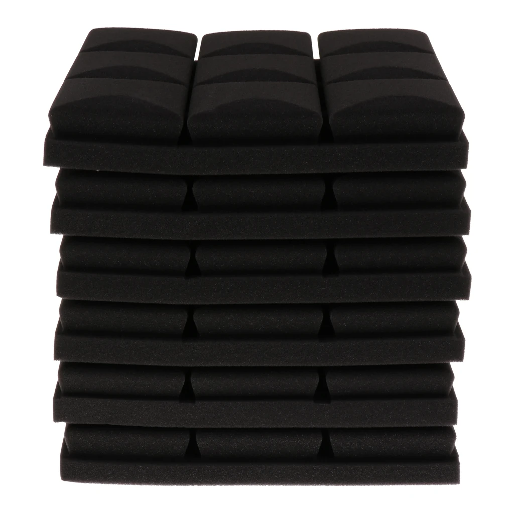 6 Pcs Sound Absorption Panel Sound Absorbing Foam Audio Parts for KTV Office