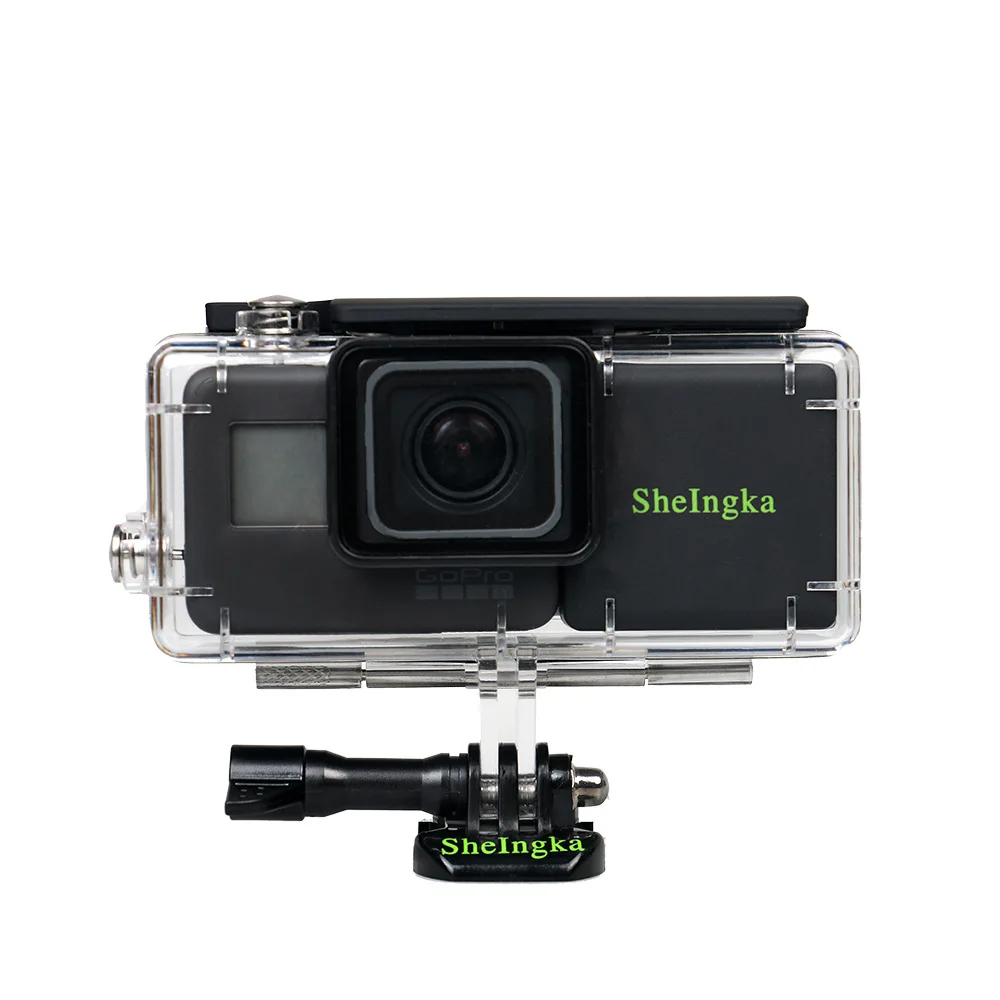 

2300 mAh Battery Insiede Power Bank For Gopro hero 5 6 7 Black Waterproof Case Protective Housing Frame Shell For GOPRO 5 Camera