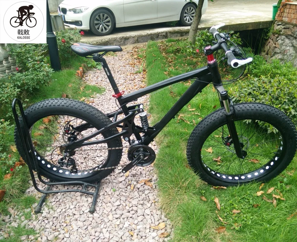 Top Kalosse Beach bikes  26*4.0  tires   bicycle Soft-tail  frame   24/27/30 speed   tyre dirt bike, 26 inch Snow bikes 1