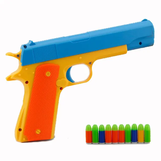 Semi automática pistola de bala suave pistolas play House props bala