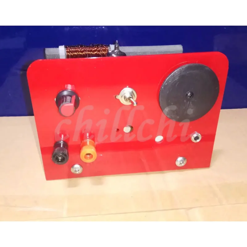 

Medium wave electronic tube radio transmitter kit transceiver, dual purpose single lamp electronic tube transceiver