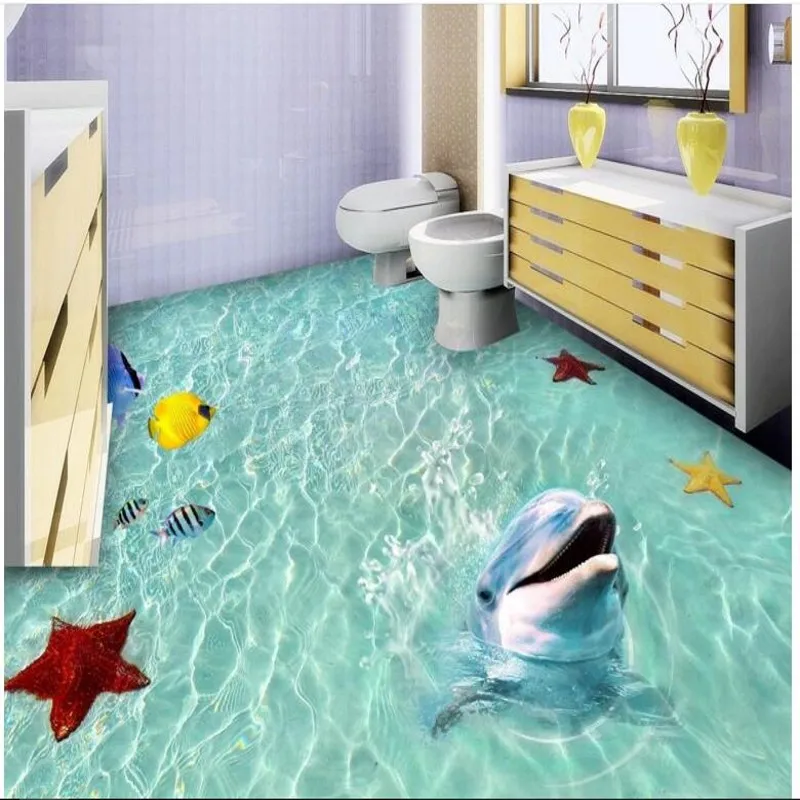 Custom-flooring-fresh-beach-sea-water-tropical-fish-starfish-dolphins-3d-flooring-pvc-thick-wear-resistant (1)