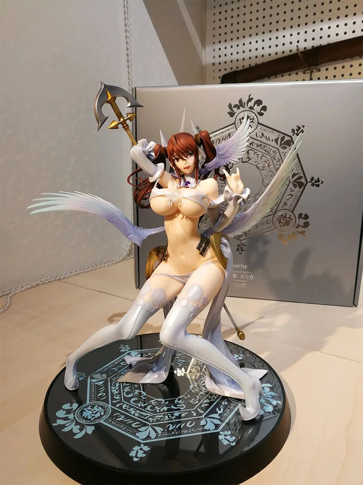 New Native Sexy Figures Raita Pure white Magical Girl Kuramoto Erika PVC Action Figure Collection Model Toys Sexy Angel Dolls