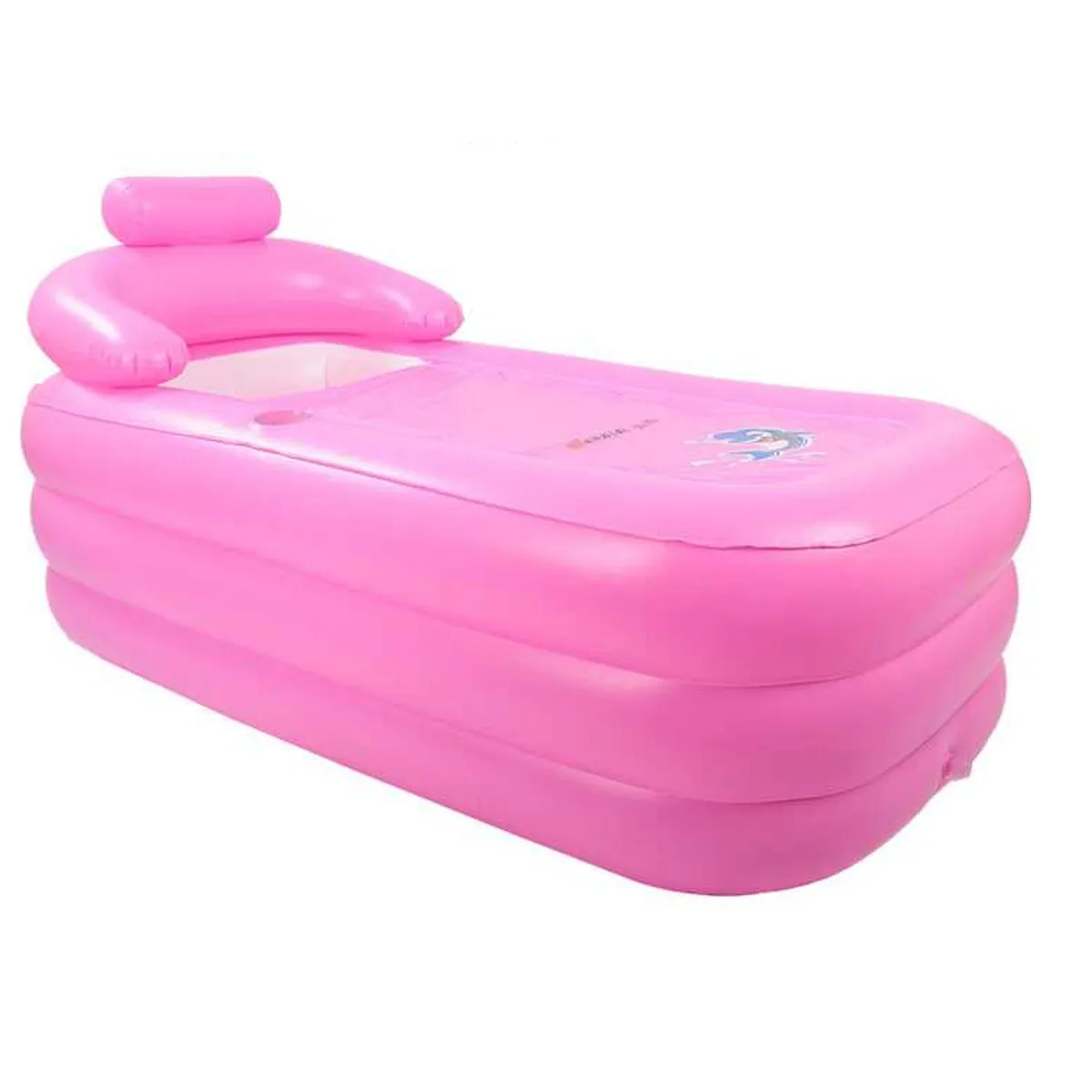 160*86*48 см розовый большой размер надувная подушка для ванны спа ПВХ складной портативный для взрослых с воздушным насосом Бытовая надувная Ванна