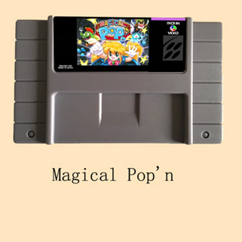 

Magical Pop'n USA Version 16 bit Big Gray Game Card For NTSC/PAL Game Player