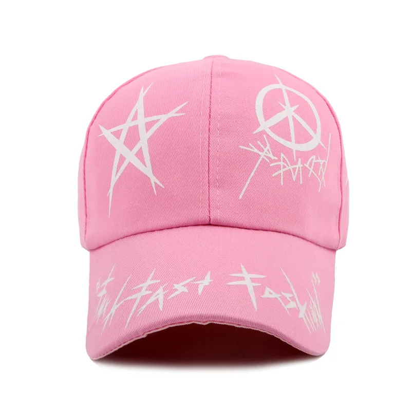 2018 Rosa negro gorra de béisbol al aire libre ocasional del sombrero del Snapback del Casquette homme gorras para hombre beisbol hombres mujeres Hip Hop calle