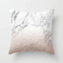 

Pillow 45*45 Geometric Marble Texture Throw Pillowcases geometric Support Pillows For Neck Piloow Cover Dropshipping