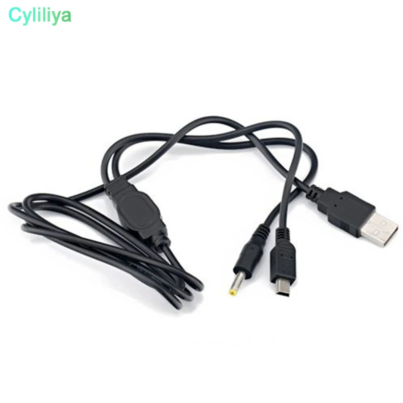 100 шт Новинка 1,2 м Зарядное устройство USB кабель для передачи данных кабель для sony psp 2000 3000 игровая консоль 2 в 1 кабель Шнур