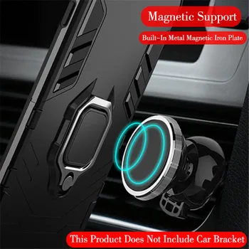 

10 Pcs/Shockproof Case For Samsung Galaxy Not 9 J4 J6 2018 Case Armor Ring Magnetic Car Holder Mount Stand Hard Cover Funda