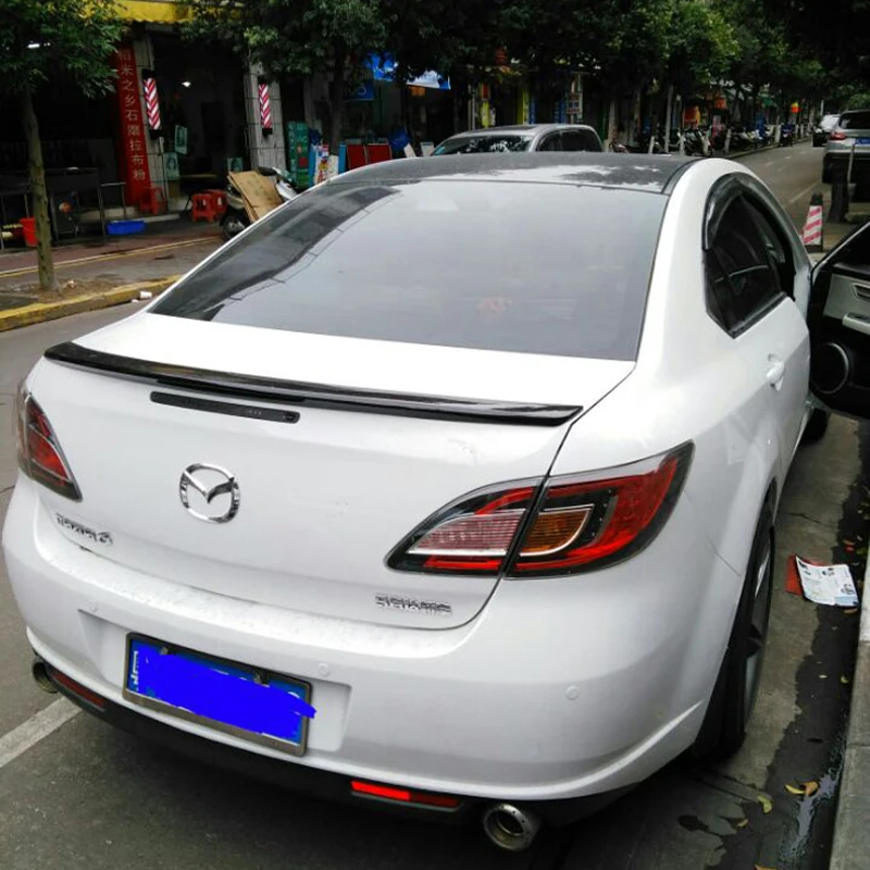 

For Mazda 6 Spoiler High Quality ABS Material Car Rear Wing Primer Color Rear Spoiler For Mazda 6 Spoiler 2009-2014
