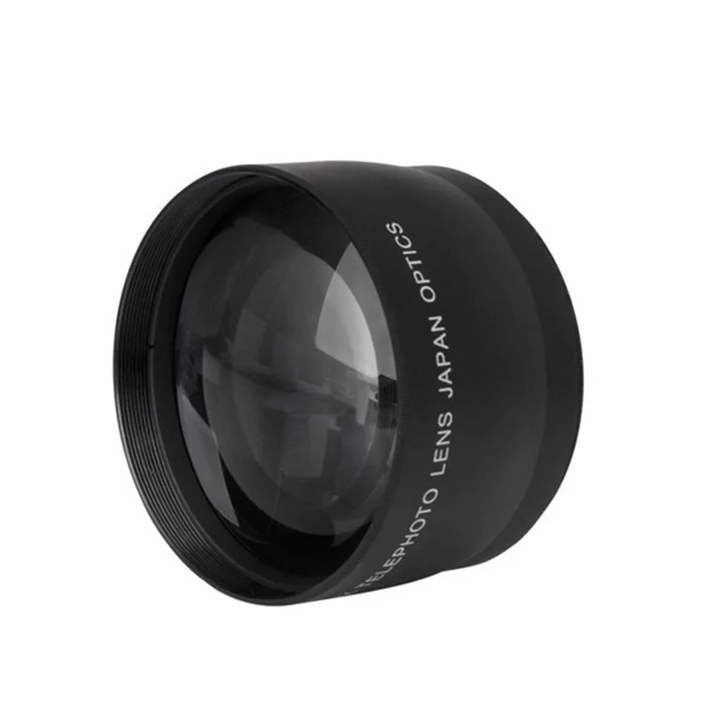 55 мм Профессиональный телеобъектив высокой четкости 2X для Canon Nikon Pentax Olympus sony samsung и других цифровых зеркальных камер