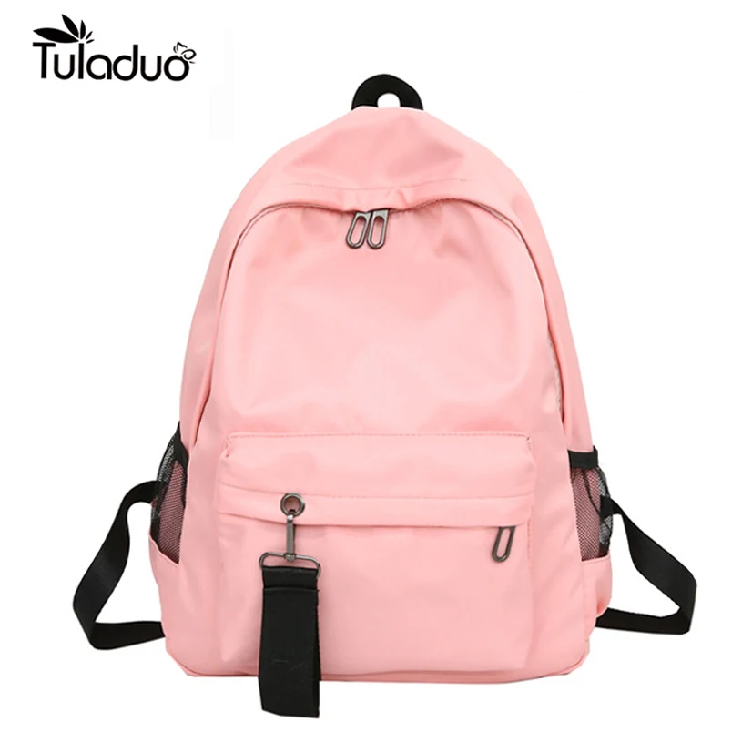 School Backpack for Teenage Girl Women Backpacks Nylon Waterproof Casual Laptop Bagpack Female