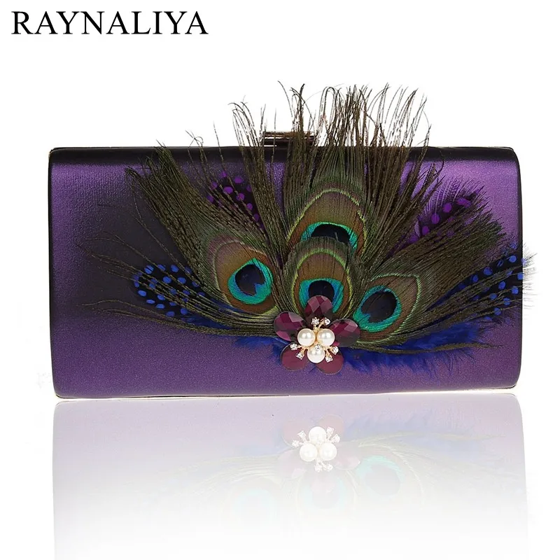 

2017 Hot Sale Minaudiere New Elegant Design Feather Handbags Handbag Evening Bag Dinner Clutch Party Cluthes SFX-A0040