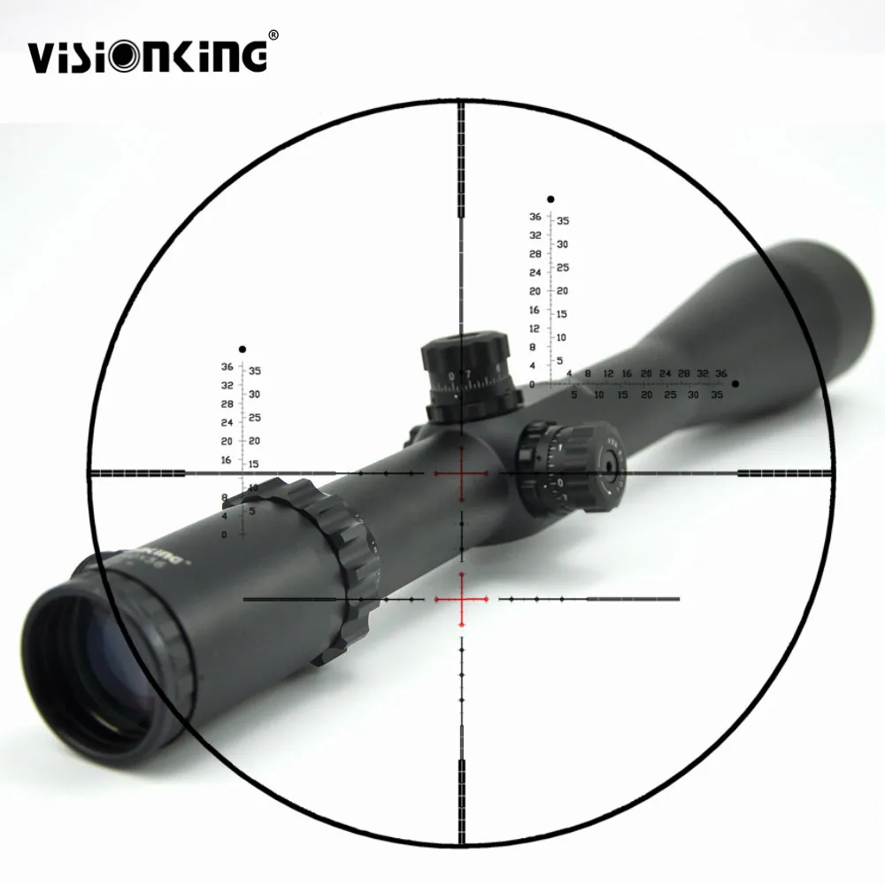 Visionking 10-40x56 снайперские оптические прицелы 21 мм кольца дальнего радиуса действия 35 мм трубка Оптика прицел ночное видение охотничий прицел. 308. 30-06. 50