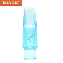 Germany Blue transparent Sax Mouthpiece Bakelite Saxophone Mouthpiece for Eb Alto Saxohpone Jazz pop Classical style Germany Blue transparent Sax Mouthpiece Bakelite Saxophone Mouthpiece for Eb Alto Saxohpone Jazz pop Classical style