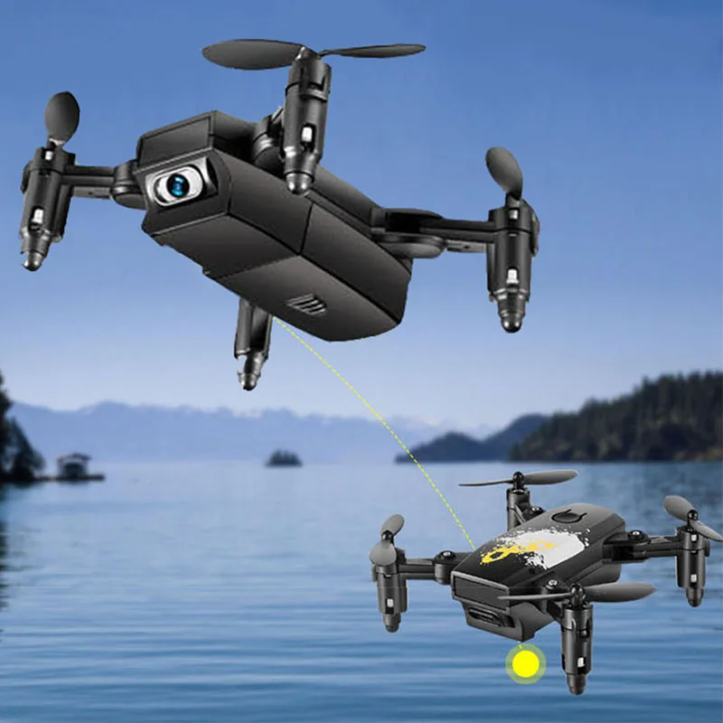 

PIP GAMES Smart Mini RC Drone with Camera Foldable Pocket RC Helicopter Eachine E58 Remote Control Quadcopters PGM045